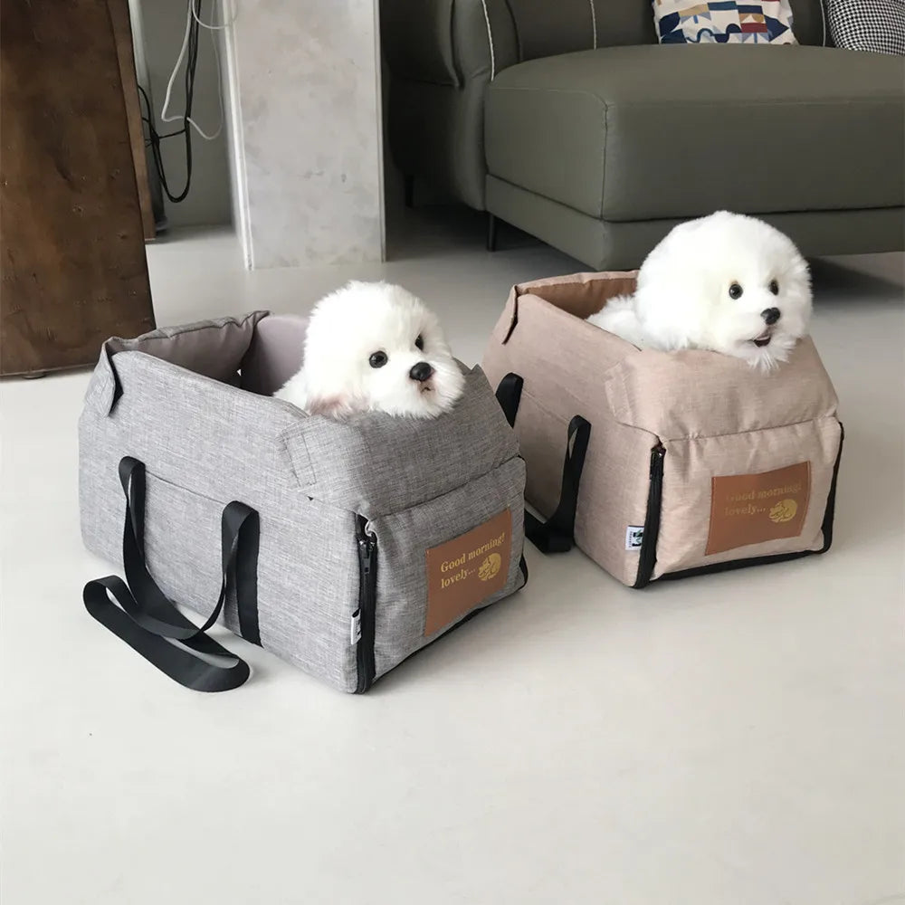 Portable Dog Car Seat Bed & Travel Carrier β Safe, Comfortable Car Seat for Small to Medium Dogs & Cats