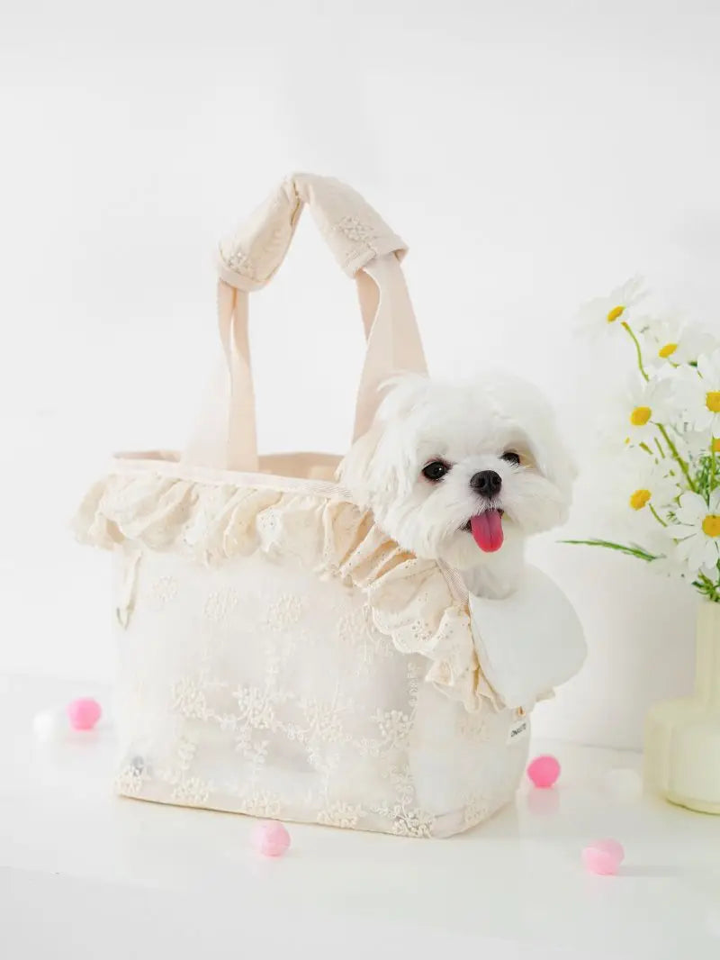Pet Carrier Bag – Handheld & Shoulder Puppy Purse for Small Dogs & Cats