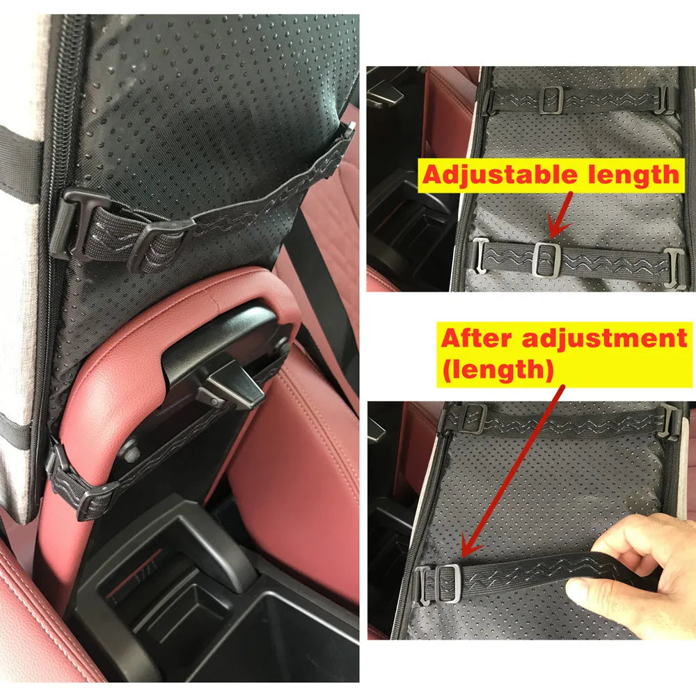 Portable Dog Car Seat Bed & Travel Carrier β Safe, Comfortable Car Seat for Small to Medium Dogs & Cats