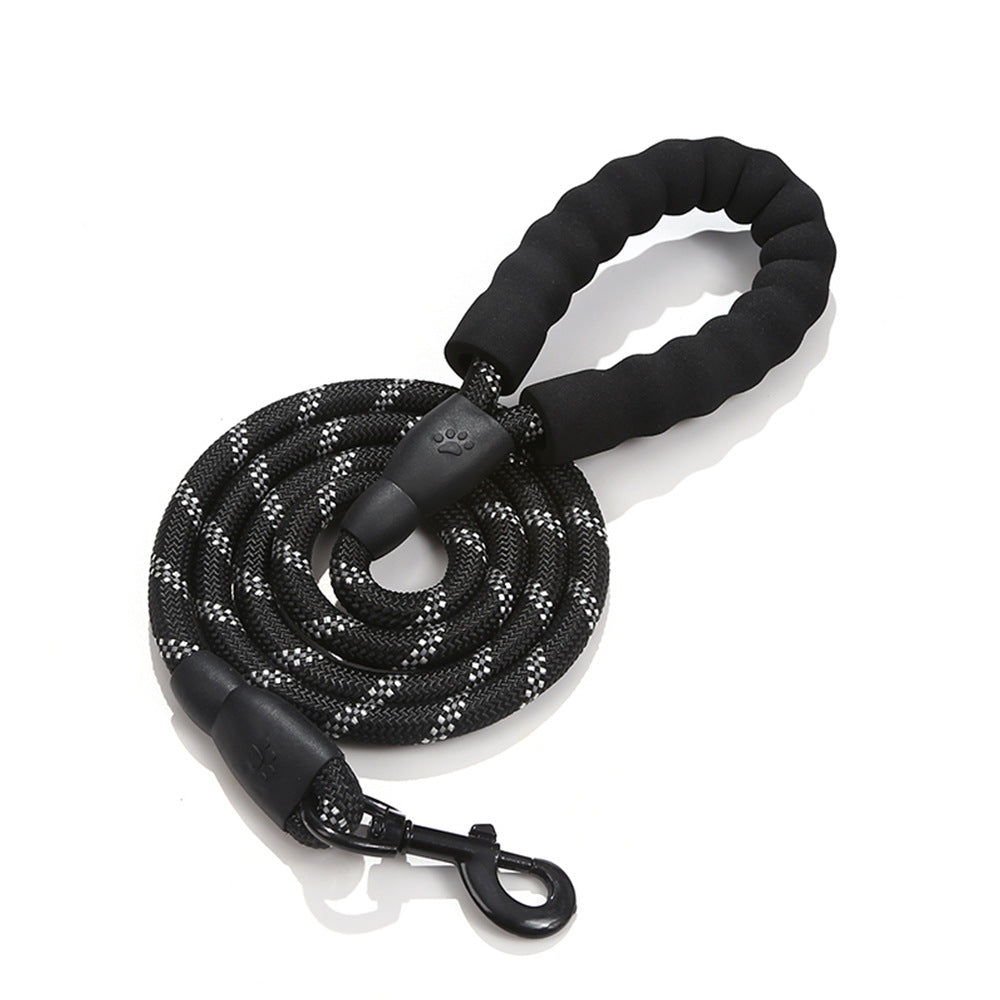 Strong Reflective Nylon Dog Leash – Heavy-Duty, Extra Safe for Big, Medium & Small Dogs