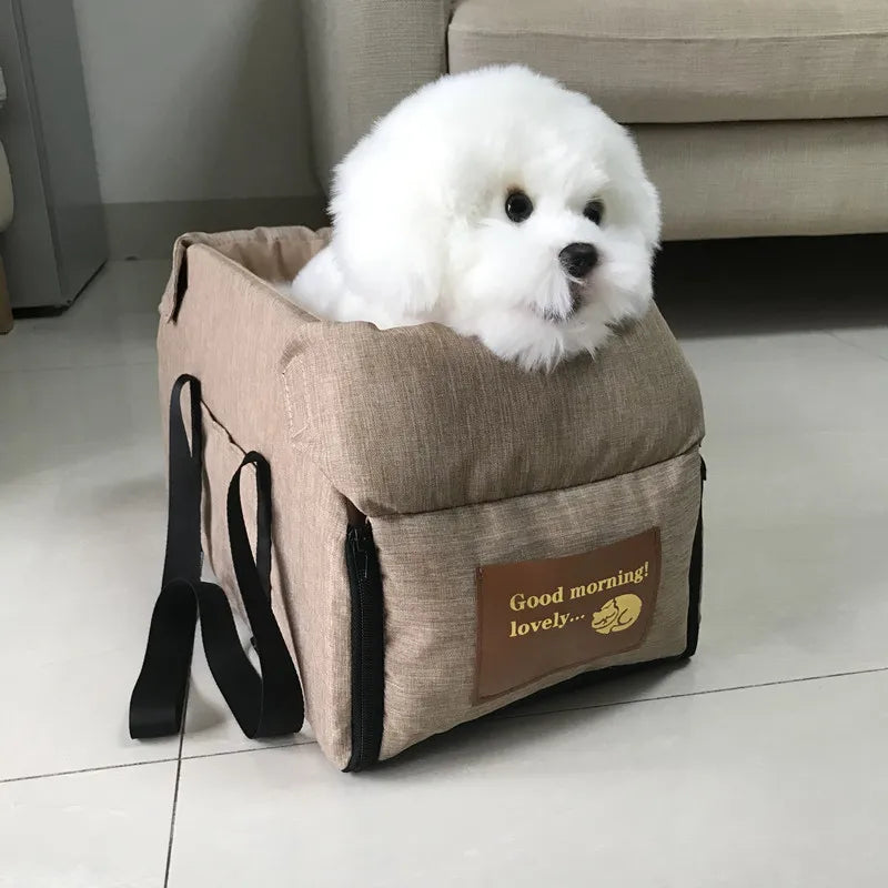 Portable Dog Car Seat Bed & Travel Carrier β Safe, Comfortable Car Seat for Small to Medium Dogs & Cats