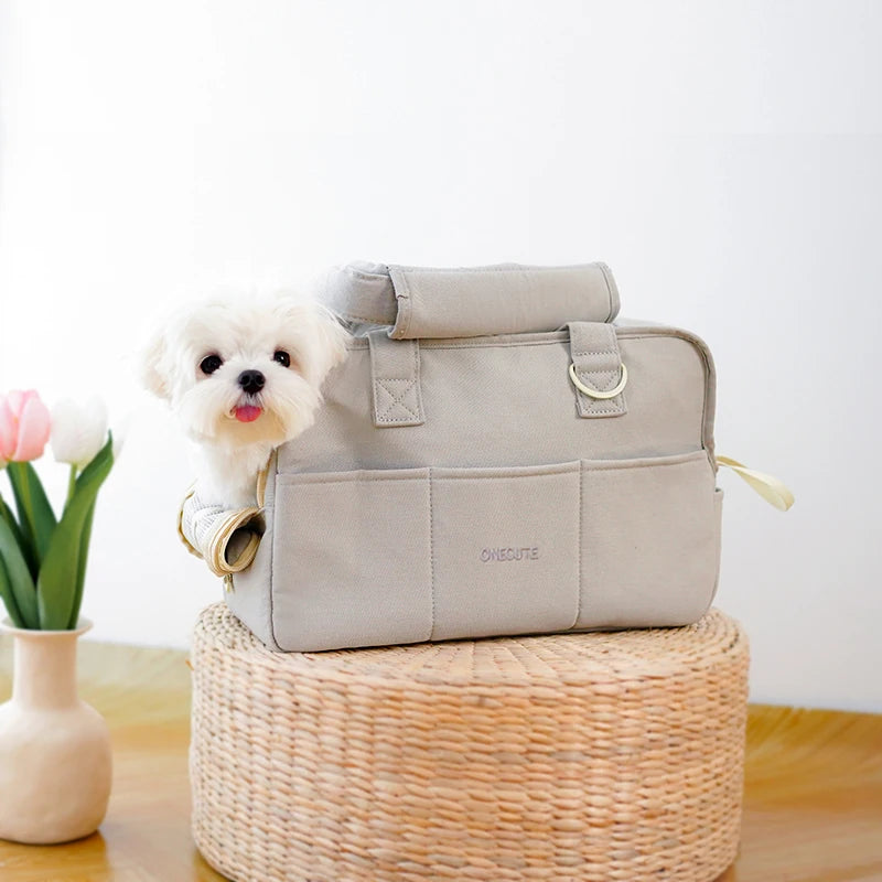 Portable One-Shoulder Pet Carrier Bag β Lightweight Shoulder Sling for Cats & Small Dogs