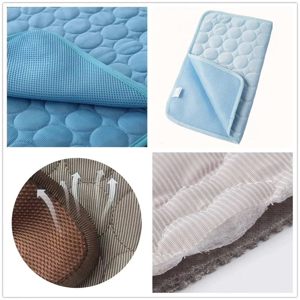Cooling Gel Mat for Pets – Extra Large Dog & Cat Cooling Bed for Hot Summer Days
