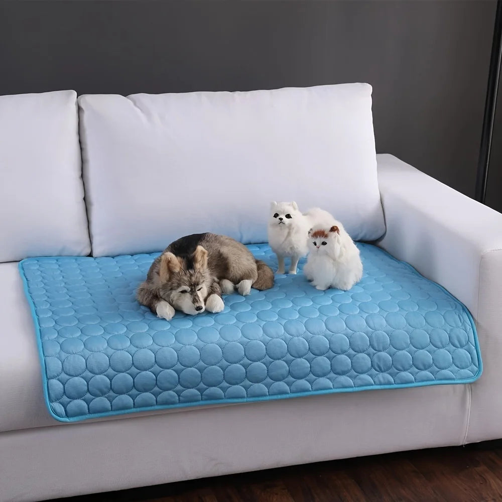 Cooling Gel Mat for Pets – Extra Large Dog & Cat Cooling Bed for Hot Summer Days
