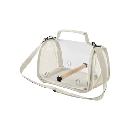 Portable Bird Travel Bag with Perch – Breathable, Lightweight & Easy to Carry