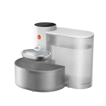 Smart Dump Rechargeable Cat & Dog Water Dispenser – 3L Auto Dumping & Refilling Fountain