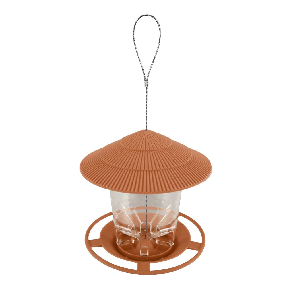 Window Bird Feeder House – Transparent Plastic Seed Dispenser & Peanut Station