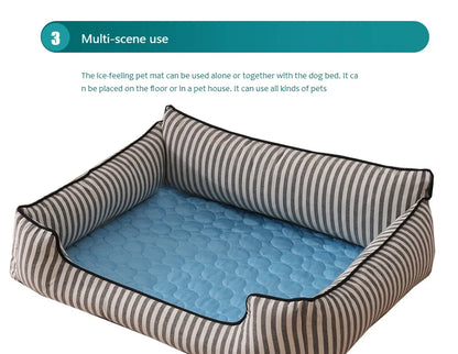 Cooling Gel Mat for Pets – Extra Large Dog & Cat Cooling Bed for Hot Summer Days