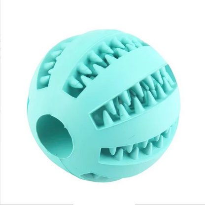 Durable Natural Rubber Leaking Ball Toy – Elastic Chew & Interactive Dog Toy