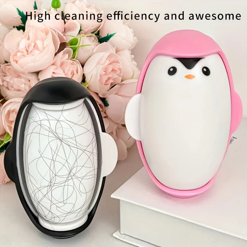 1pc Cute Manual Hair Remover Roller Reusable Strong Adhesive Remove Hair and Adhesions From Clothes Home Use Compact Portable