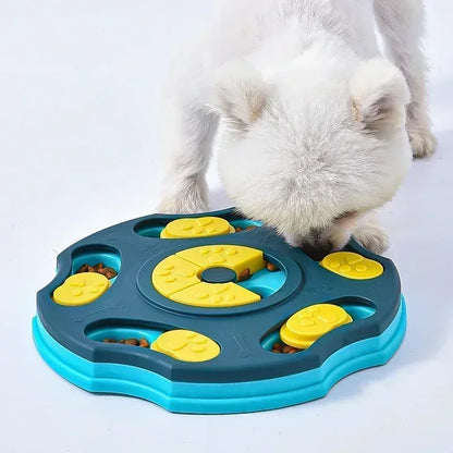 Interactive Slow Feeder Puzzle Bowl for Dogs & Cats – Boost IQ, Reduce Binge Eating & Provide Non-Slip Fun
