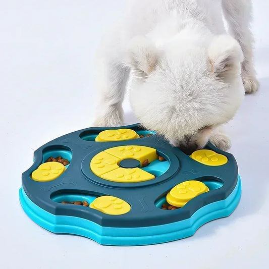 Interactive Slow Feeder Puzzle Bowl for Dogs & Cats – Boost IQ, Reduce Binge Eating & Provide Non-Slip Fun
