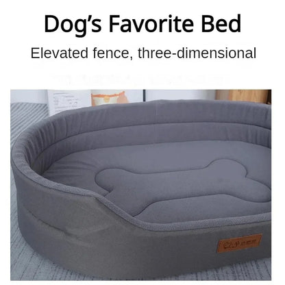 Fluffy Pet Bed & Sofa Cushion – Ultra Soft Large Dog & Cat Mattress for Indoor Use