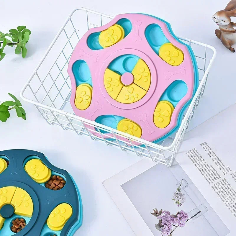Interactive Slow Feeder Puzzle Bowl for Dogs & Cats – Boost IQ, Reduce Binge Eating & Provide Non-Slip Fun
