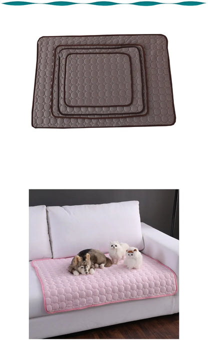 Cooling Gel Mat for Pets – Extra Large Dog & Cat Cooling Bed for Hot Summer Days