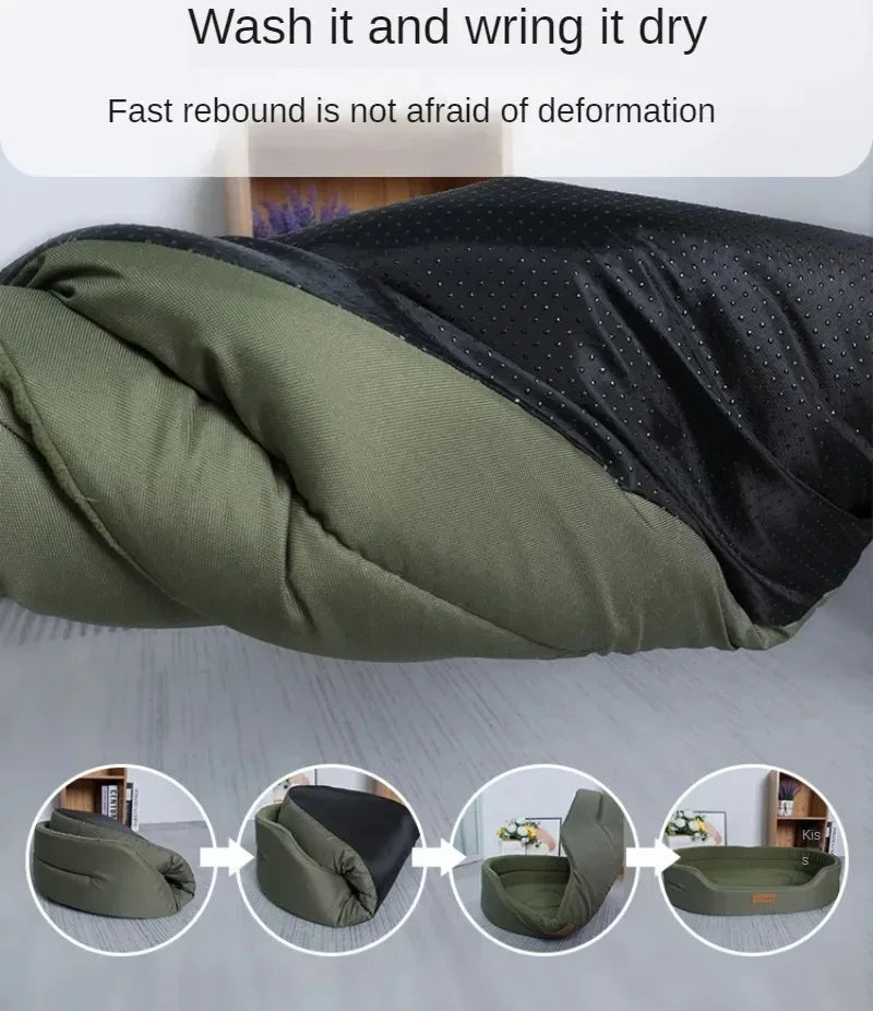 Fluffy Pet Bed & Sofa Cushion – Ultra Soft Large Dog & Cat Mattress for Indoor Use