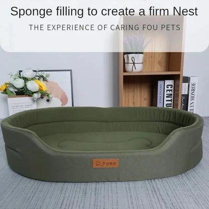 Fluffy Pet Bed & Sofa Cushion – Ultra Soft Large Dog & Cat Mattress for Indoor Use