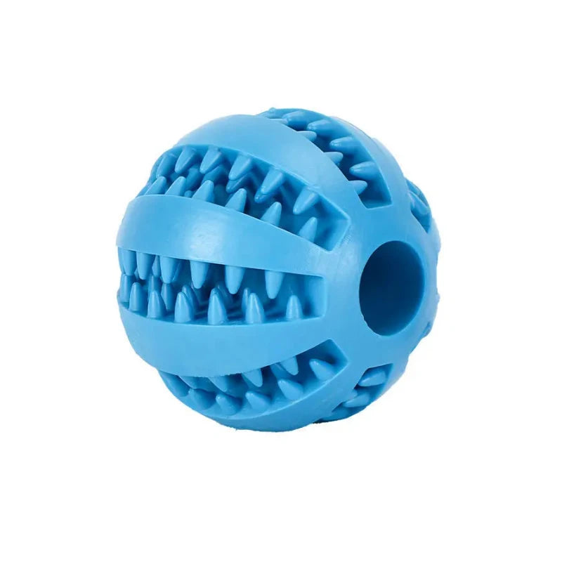 Durable Natural Rubber Leaking Ball Toy – Elastic Chew & Interactive Dog Toy