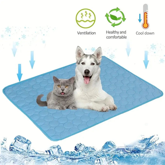Cooling Gel Mat for Pets – Extra Large Dog & Cat Cooling Bed for Hot Summer Days