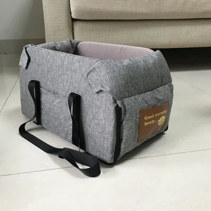 Portable Dog Car Seat Bed & Travel Carrier – Safe, Comfortable Car Seat for Small to Medium Dogs & Cats