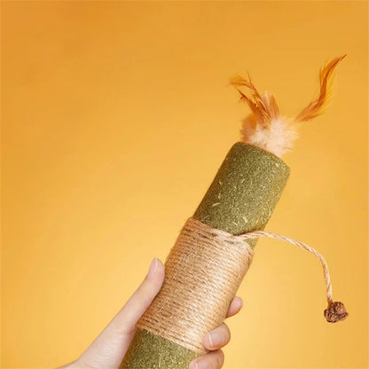 Interactive Plush Catnip Ball Toy – Sound & Touch Activated Smart Cat Ball