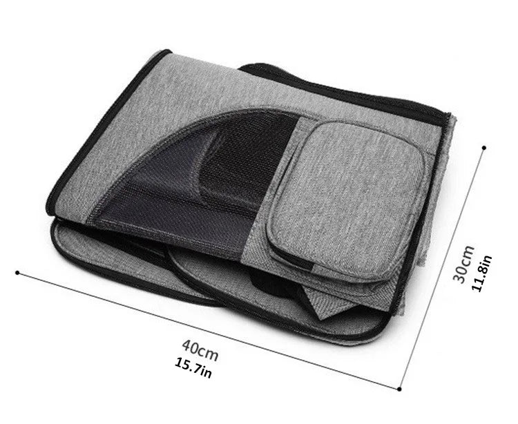 Breathable Pet Carrier Backpack – Foldable Expandable Travel Bag for Cats & Small Dogs