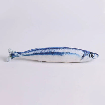 Realistic Fish Plush Cat Toy with Catnip – Interactive Soft 3D Fish Doll for Cats