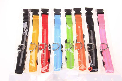 Luminous LED Night Safety Dog Leash – Glow-in-the-Dark, Flashing Nylon Leash for Night Walks