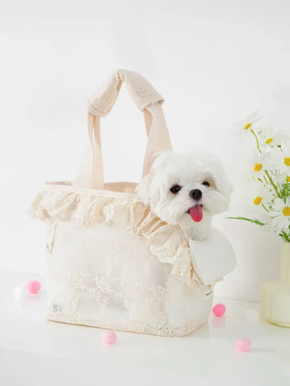 Pet Carrier Bag – Handheld & Shoulder Puppy Purse for Small Dogs & Cats