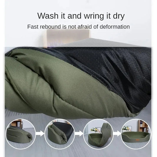 Fluffy Pet Bed & Sofa Cushion – Ultra Soft Large Dog & Cat Mattress for Indoor Use