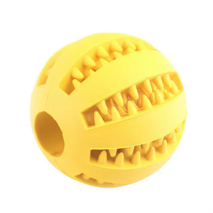 Durable Natural Rubber Leaking Ball Toy – Elastic Chew & Interactive Dog Toy