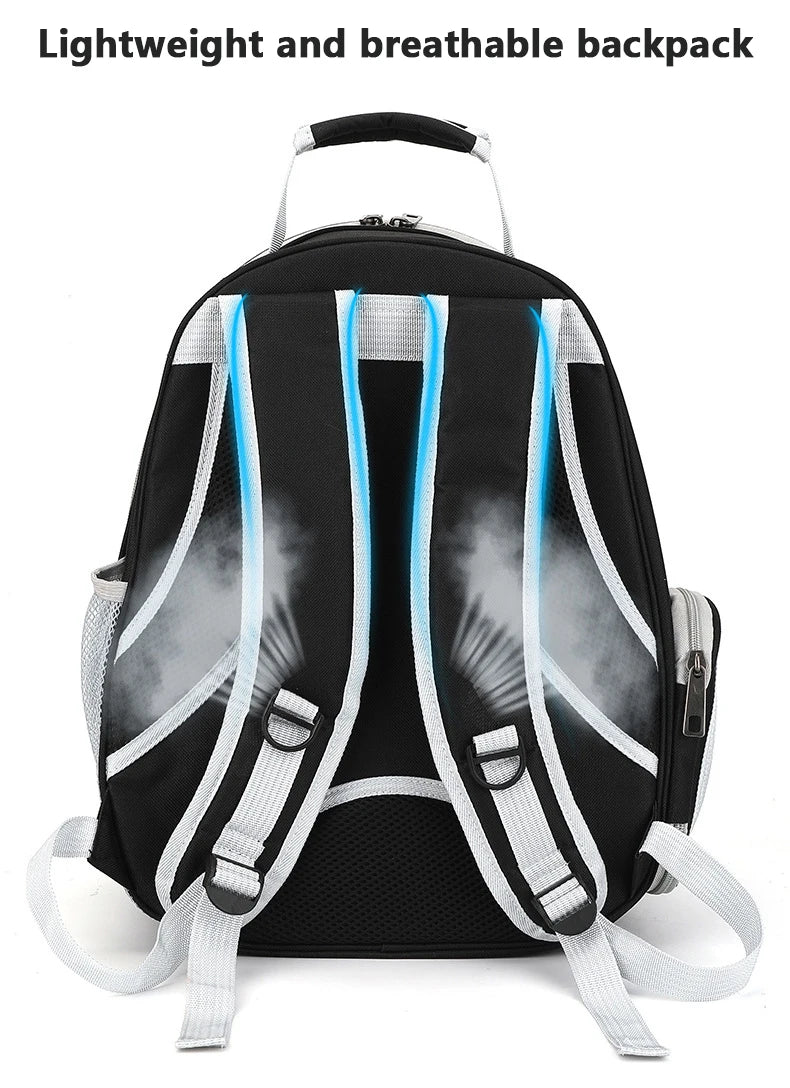 Transparent Space Capsule Pet Backpack – Breathable, Portable & Clear Carrying Bag for Cats & Small Dogs