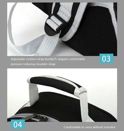 Transparent Space Capsule Pet Backpack – Breathable, Portable & Clear Carrying Bag for Cats & Small Dogs