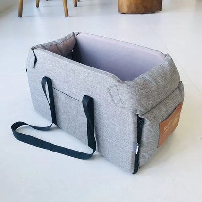 Portable Dog Car Seat Bed & Travel Carrier – Safe, Comfortable Car Seat for Small to Medium Dogs & Cats