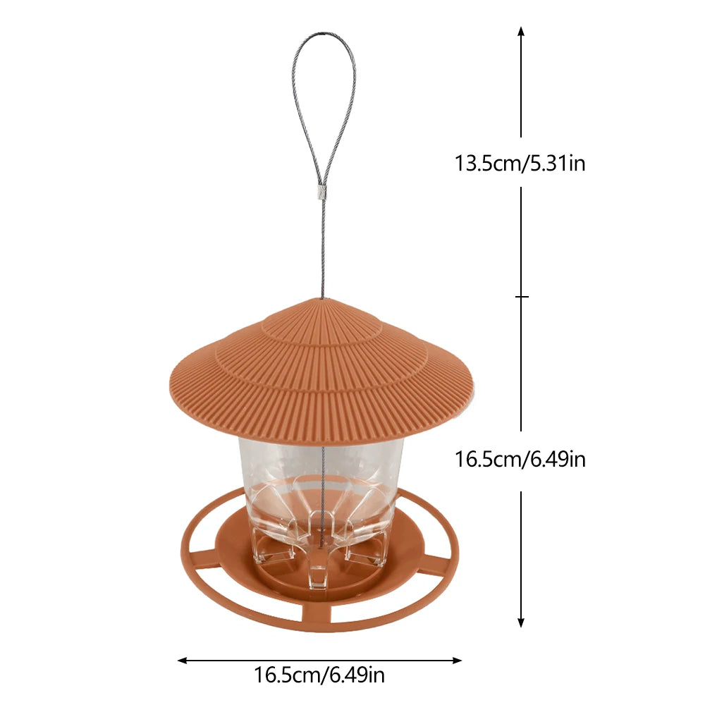 Window Bird Feeder House – Transparent Plastic Seed Dispenser & Peanut Station