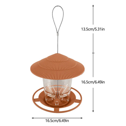 Window Bird Feeder House – Transparent Plastic Seed Dispenser & Peanut Station
