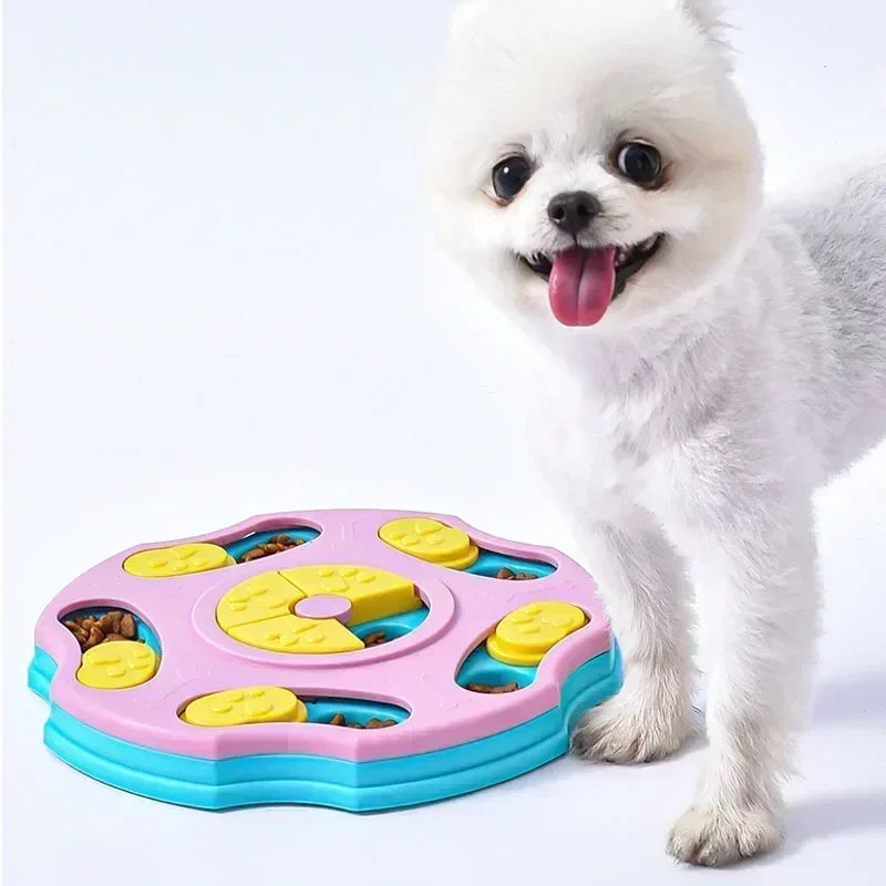 Interactive Slow Feeder Puzzle Bowl for Dogs & Cats – Boost IQ, Reduce Binge Eating & Provide Non-Slip Fun