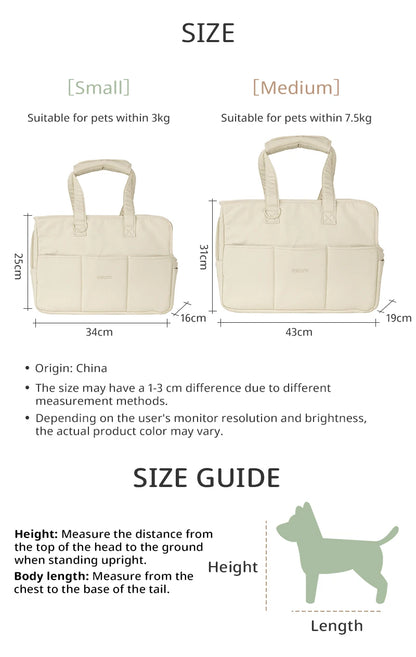 Portable One-Shoulder Pet Carrier Bag – Lightweight Shoulder Sling for Cats & Small Dogs
