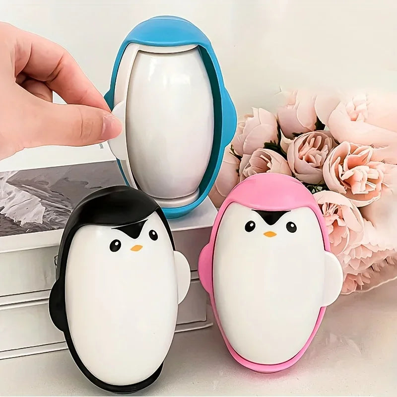 1pc Cute Manual Hair Remover Roller Reusable Strong Adhesive Remove Hair and Adhesions From Clothes Home Use Compact Portable