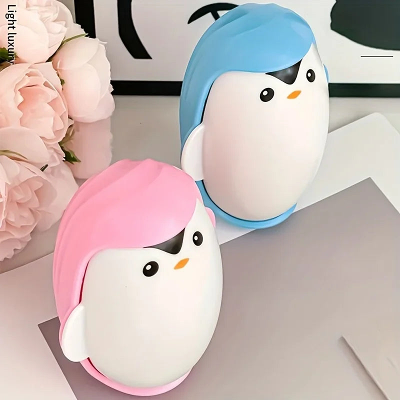 1pc Cute Manual Hair Remover Roller Reusable Strong Adhesive Remove Hair and Adhesions From Clothes Home Use Compact Portable