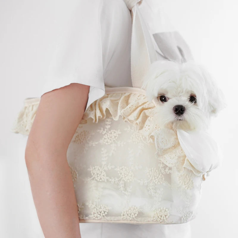 Pet Carrier Bag – Handheld & Shoulder Puppy Purse for Small Dogs & Cats