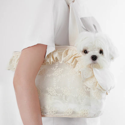Pet Carrier Bag – Handheld & Shoulder Puppy Purse for Small Dogs & Cats