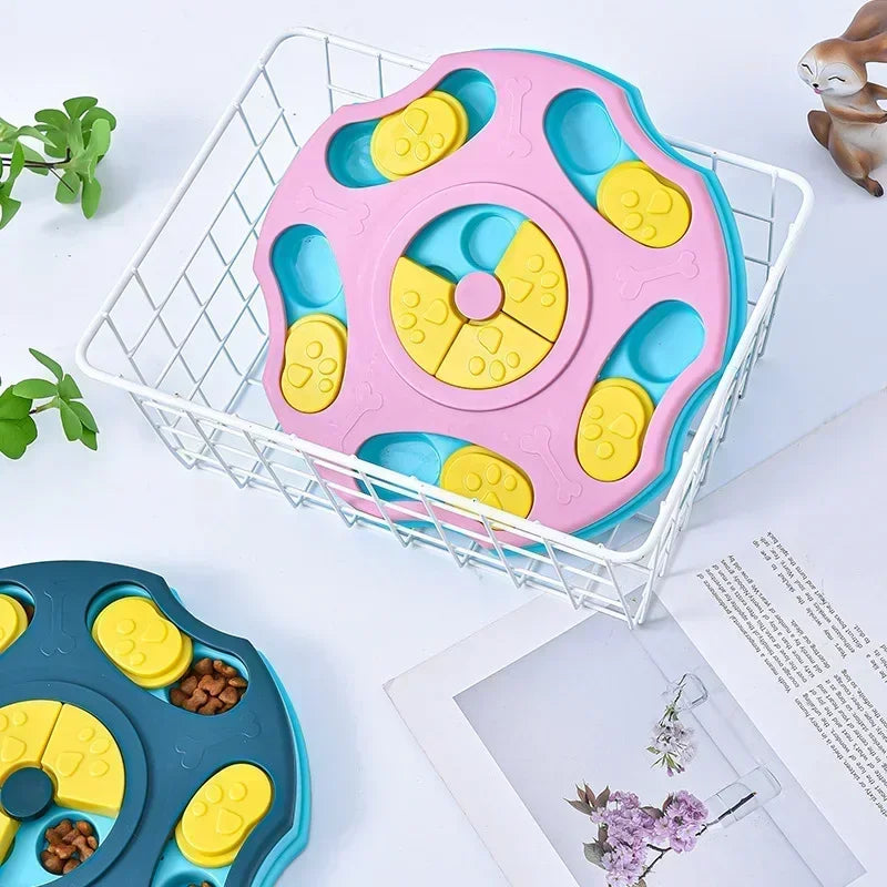 Interactive Slow Feeder Puzzle Bowl for Dogs & Cats – Boost IQ, Reduce Binge Eating & Provide Non-Slip Fun