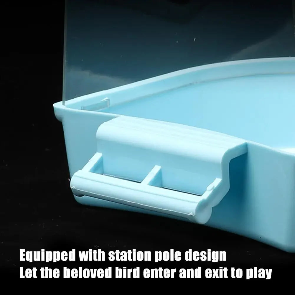 Window Bird Feeder House – Transparent Plastic Seed Dispenser & Peanut Station