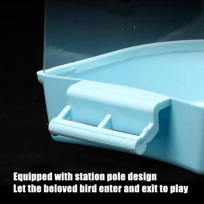 Window Bird Feeder House – Transparent Plastic Seed Dispenser & Peanut Station