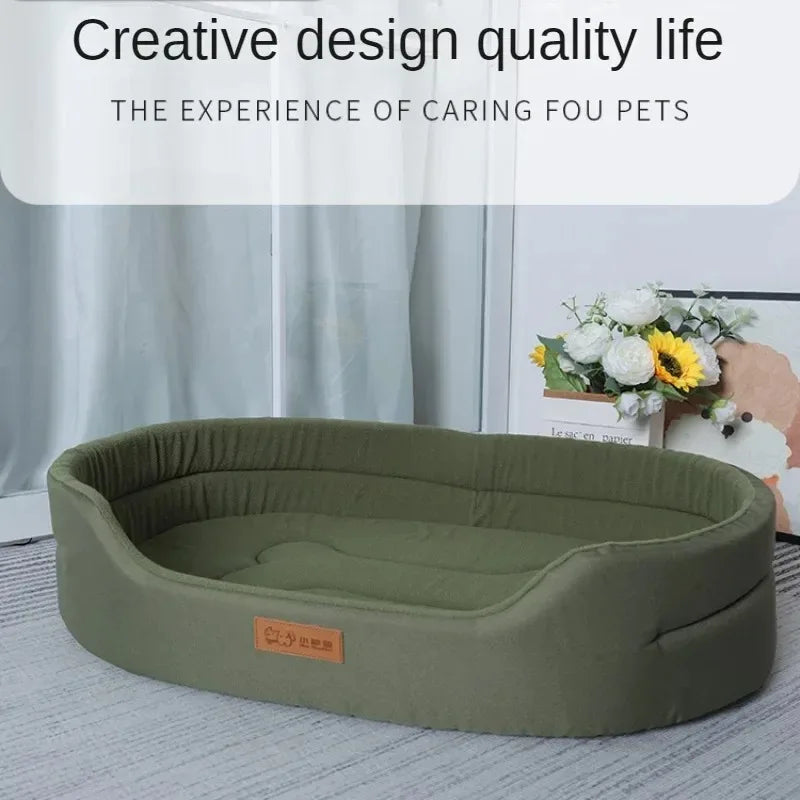 Fluffy Pet Bed & Sofa Cushion – Ultra Soft Large Dog & Cat Mattress for Indoor Use