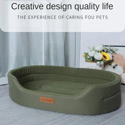 Fluffy Pet Bed & Sofa Cushion – Ultra Soft Large Dog & Cat Mattress for Indoor Use