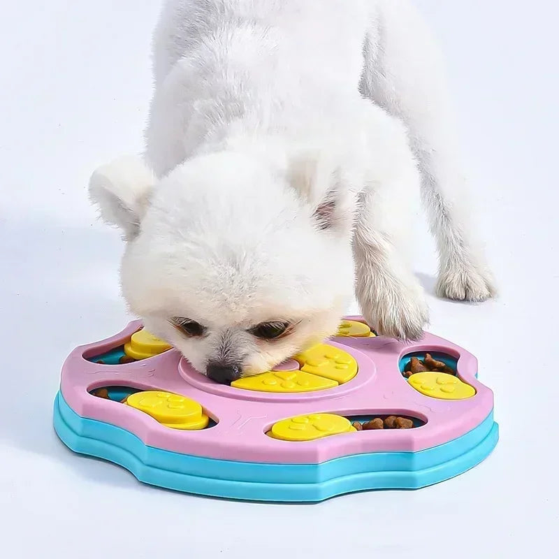 Interactive Slow Feeder Puzzle Bowl for Dogs & Cats – Boost IQ, Reduce Binge Eating & Provide Non-Slip Fun